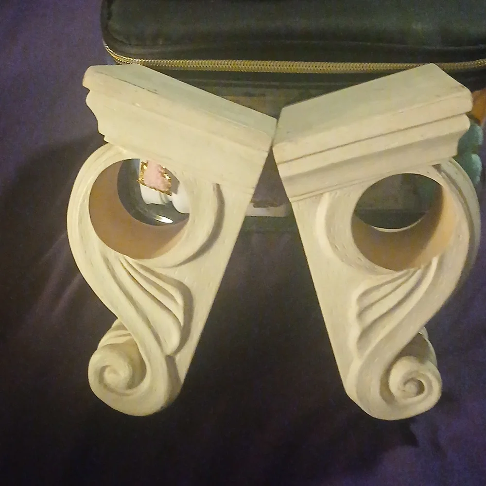 Classic Cream Wall Shelf Corbels